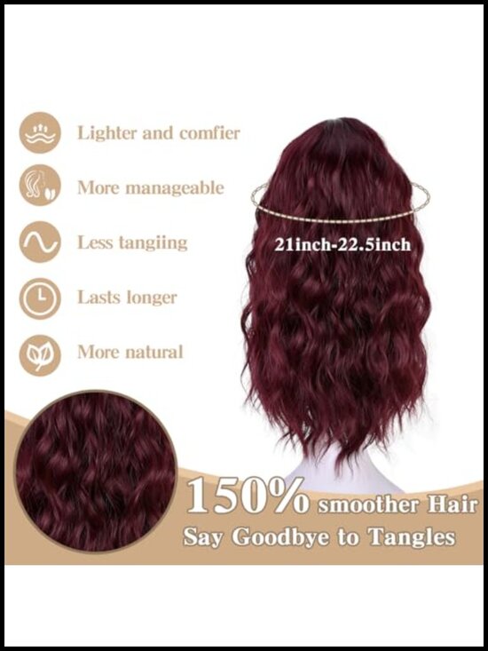 100% Human Hair Wavy Bob Wig Lace Front Glueless Lightweight Heat Resistant main image 5